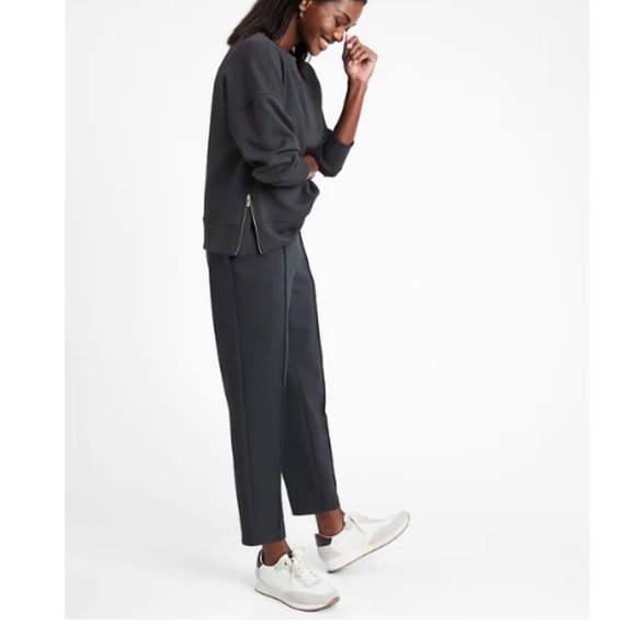 Banana Republic Pants - NWT BR Scuba Knit Commuter Pants XL Blue F493